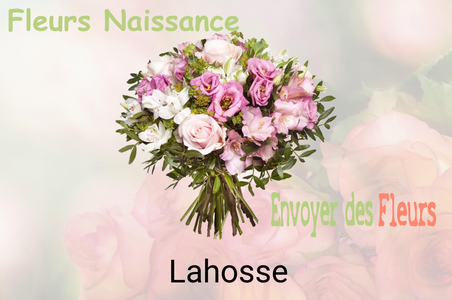 Bouquet de fleurs de naissance livré à Lahosse